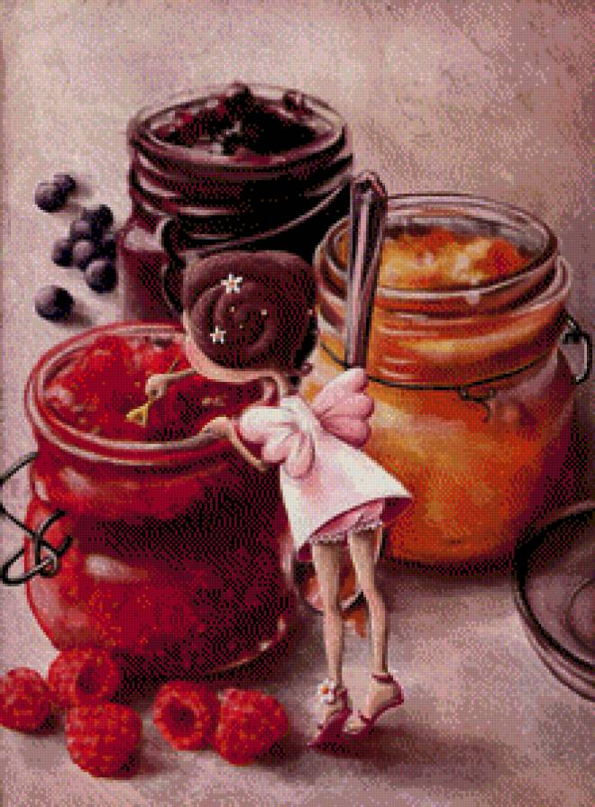 фея - девочка, варенье - предпросмотр