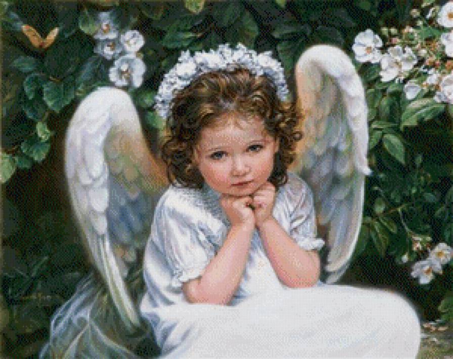 №453773 - ребенок, ангел, дети, живопись - предпросмотр