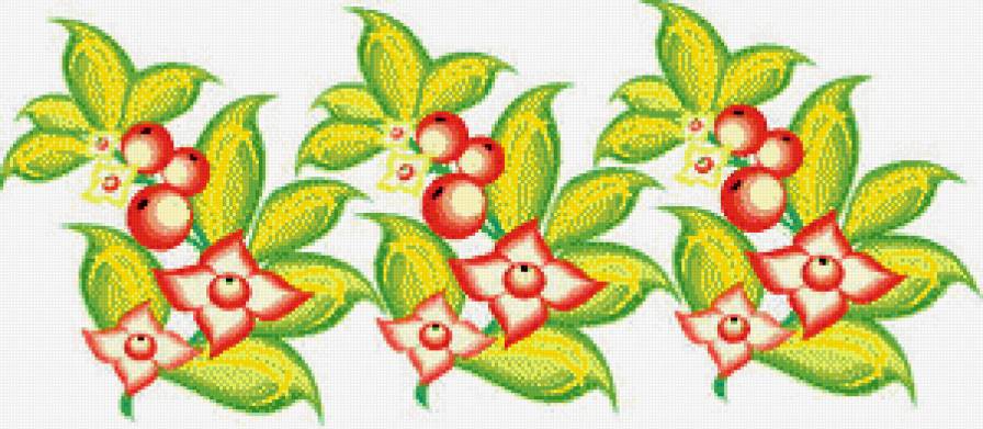 №453794 - узор, подушка, скатерть, салфетка, бордюр, цветы - предпросмотр