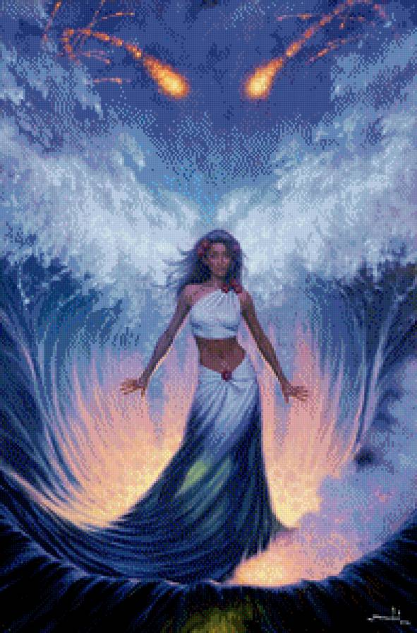 женщина  богиня - предпросмотр