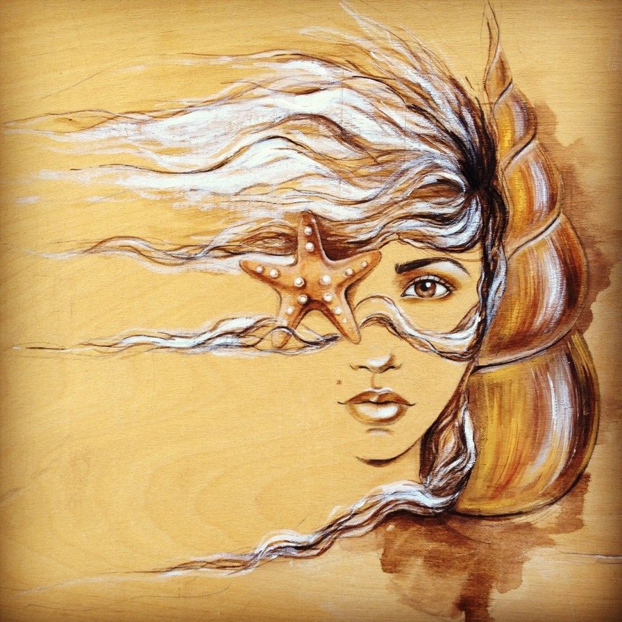 портрет - девушка - оригинал