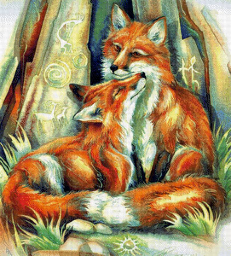 лисы - предпросмотр