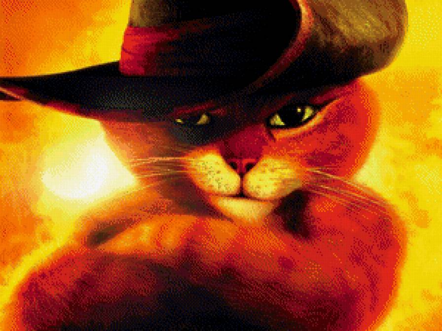 Кот из м/ф ,,ШРЕК,, - предпросмотр