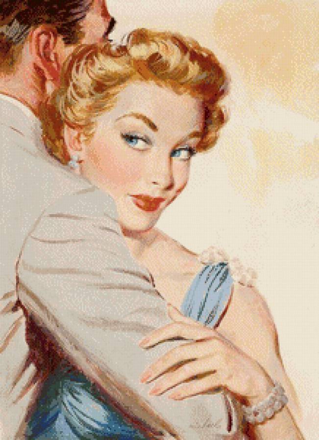 Очаровашка - девушка, взгляд, пара - предпросмотр