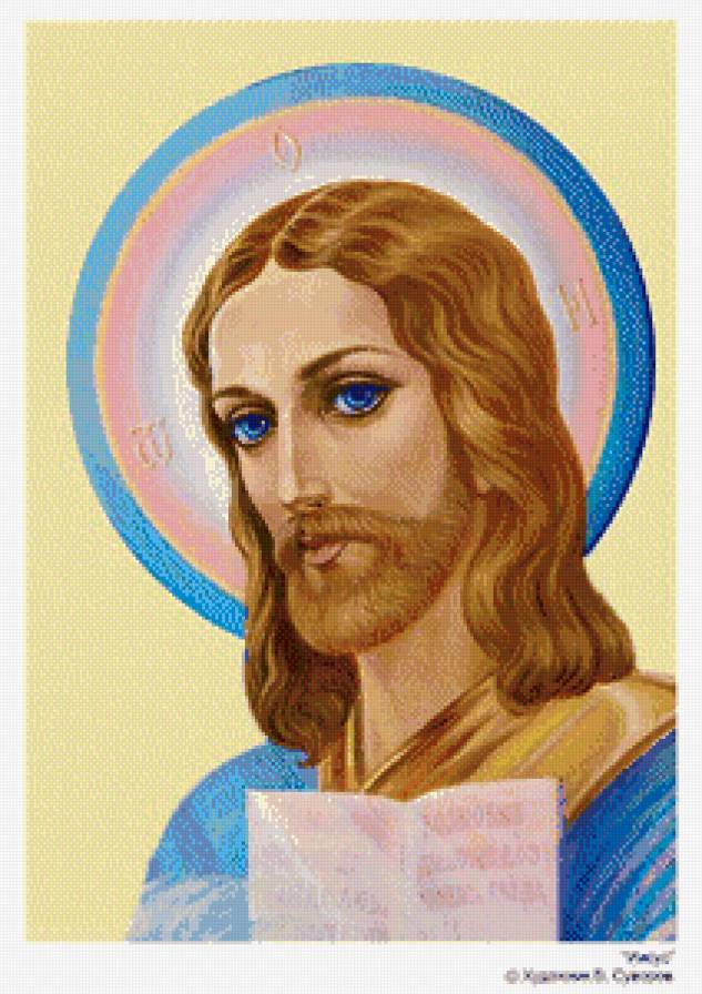 ИИСУС - лик, святой, икона - предпросмотр