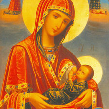 Схема вышивки «матір божа»