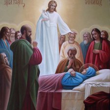 Схема вышивки «успіння богородиці»