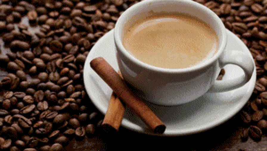 Кофе с корицей. - предпросмотр