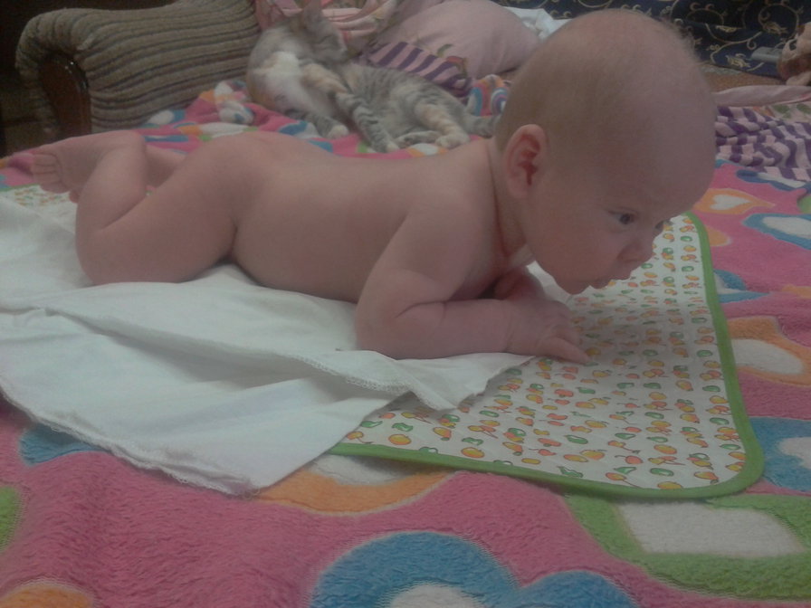 Вадюша на животике - оригинал