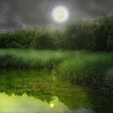 Схема вышивки «Пейзаж»