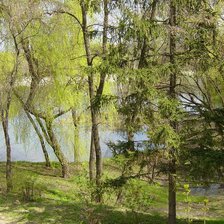 Схема вышивки «Пейзаж»