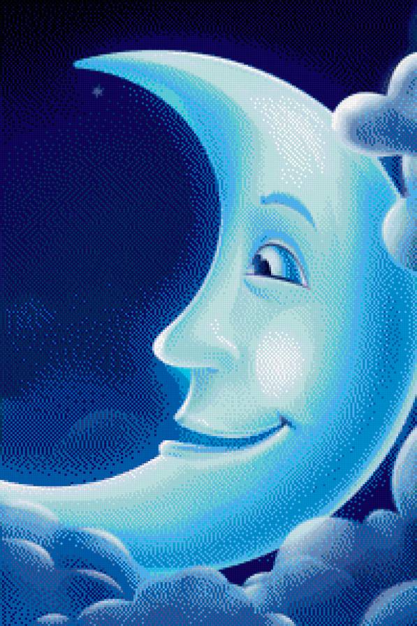 Месяц - ночь, месяц, луна - предпросмотр