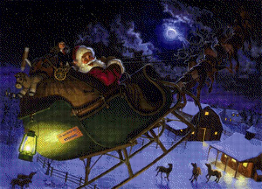 санта - новый год, рождество - предпросмотр