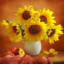 Подсолнухи