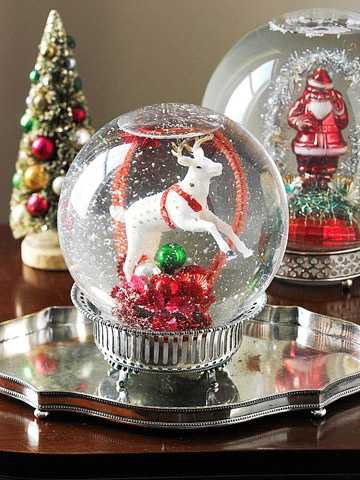 снежный шар - новый год, зима, рождество - оригинал