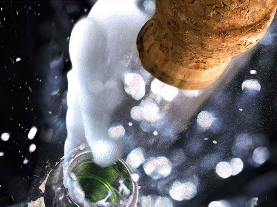 шампанское - новый год, зима, праздник, рождество - оригинал