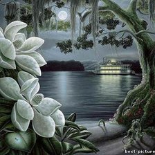 Схема вышивки «ночь»