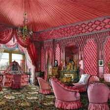 Схема вышивки «розовая комната»