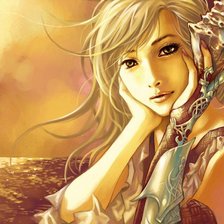 Схема вышивки «девушка»