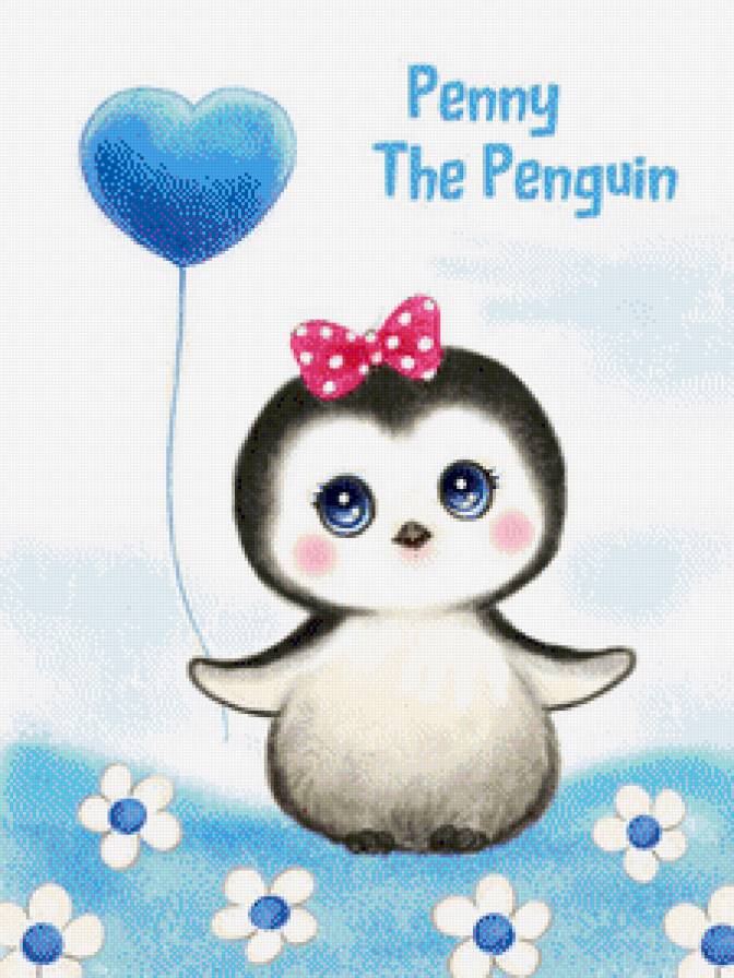 Пингвины с воздушного шара - предпросмотр