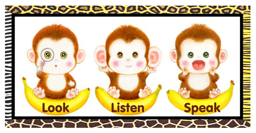 Три обезьяны - оригинал