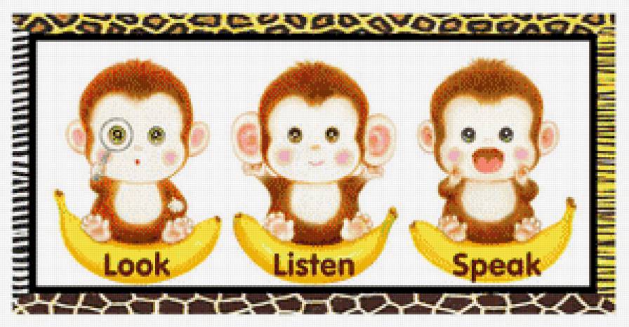 Три обезьяны - предпросмотр