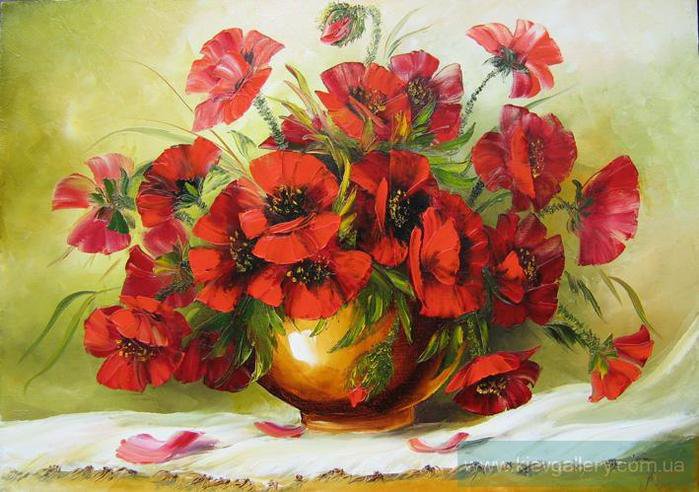 Букет маков - цветы, маки - оригинал