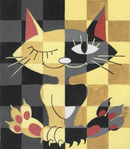 шахматный кот - оригинал