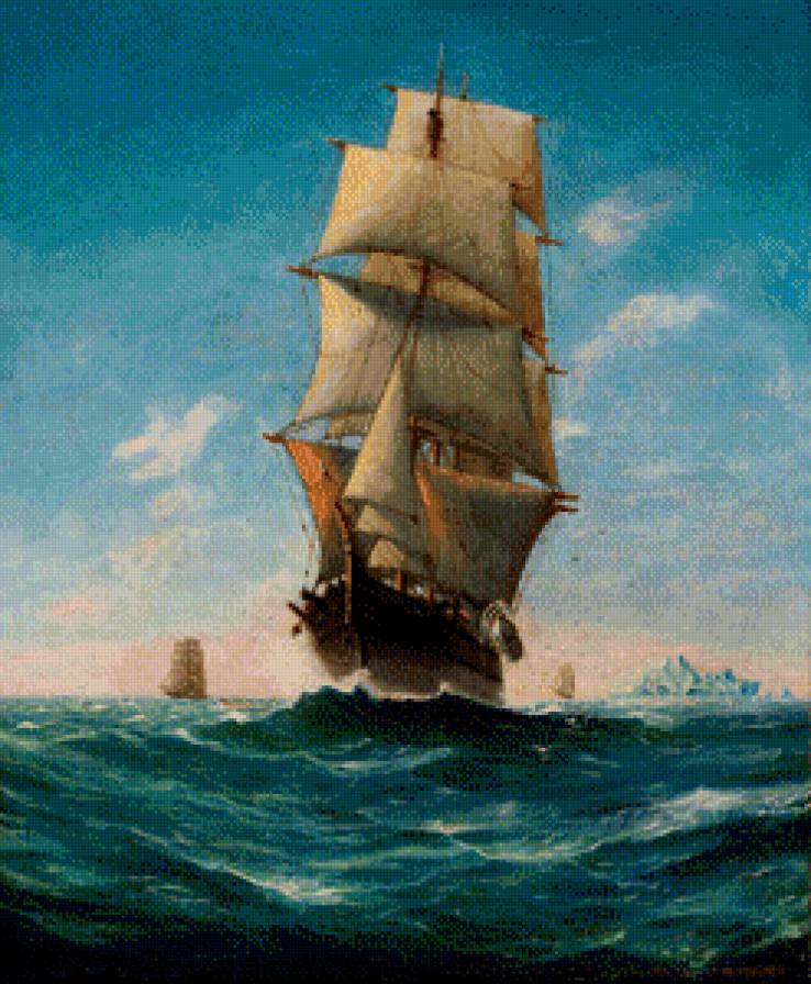 на всех парусах - море - предпросмотр