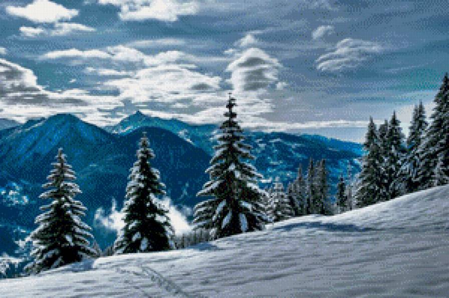 серия "зима" - зима.ели - предпросмотр