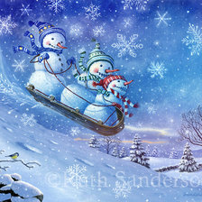 Схема вышивки «серия "зима"»