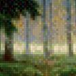 Предпросмотр схемы вышивки «лес» (№459576)