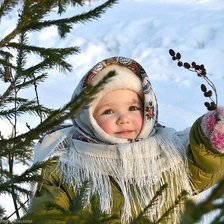 Схема вышивки «Девочка»