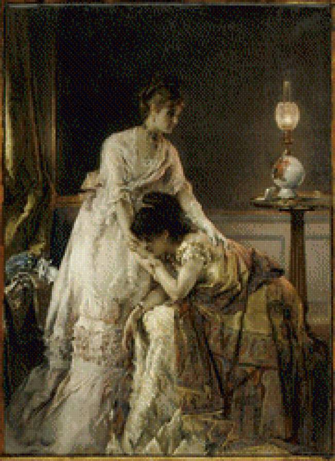 Дамы - живопись - предпросмотр