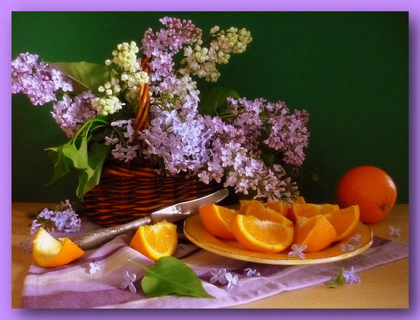 Сирень - натюрморт - оригинал