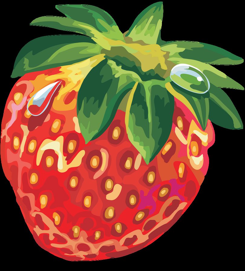 1 клубника - кухня - оригинал