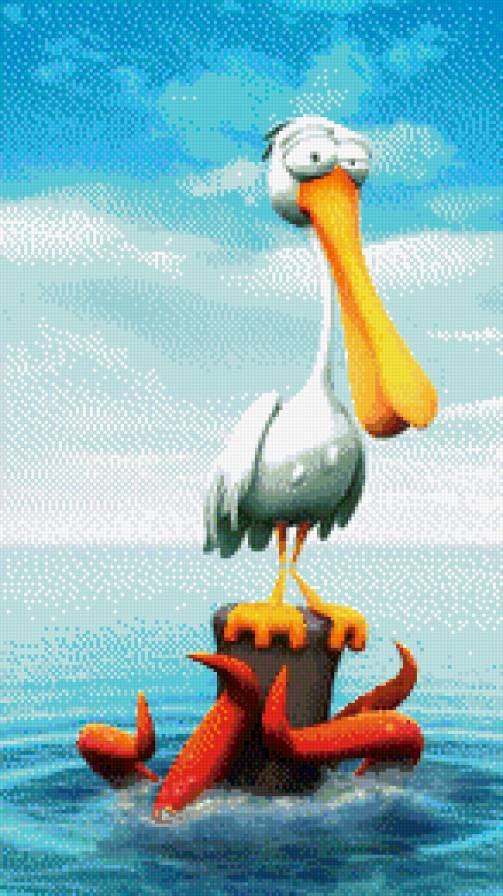 Пеликан - приколы, птицы, животные - предпросмотр