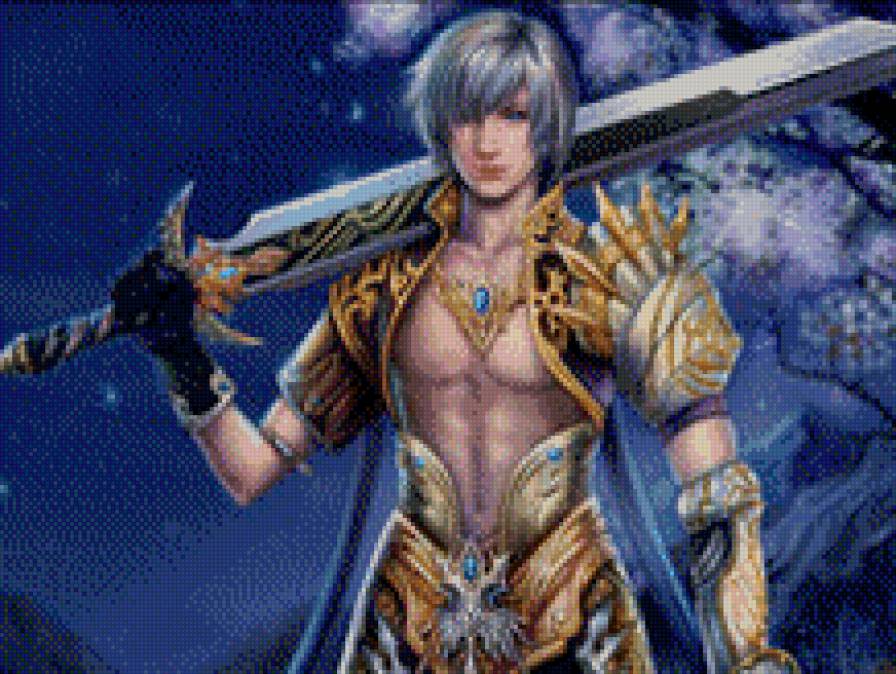 воин - мужчина, фэнтези - предпросмотр