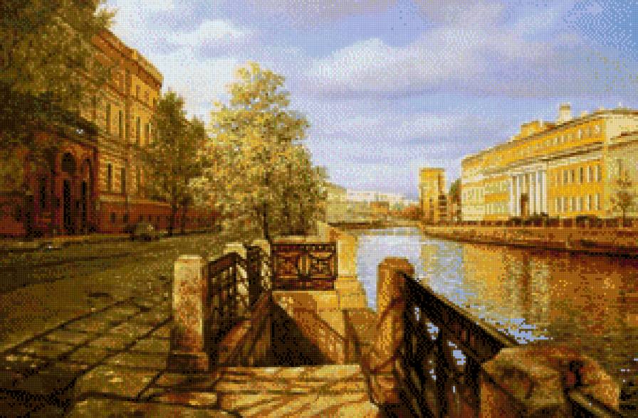 Город золотой - город, осень, пейзаж, санкт-петербург - предпросмотр
