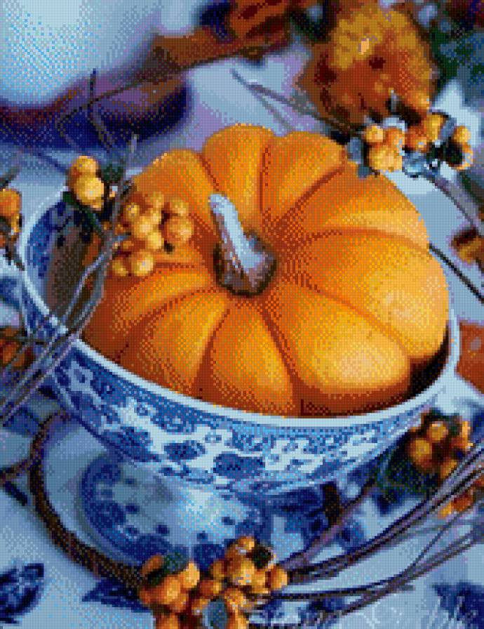 Дары осени - натюрморт, осень, тыква - предпросмотр