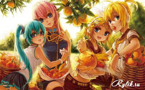 собираем урожай - аниме, девченки - оригинал