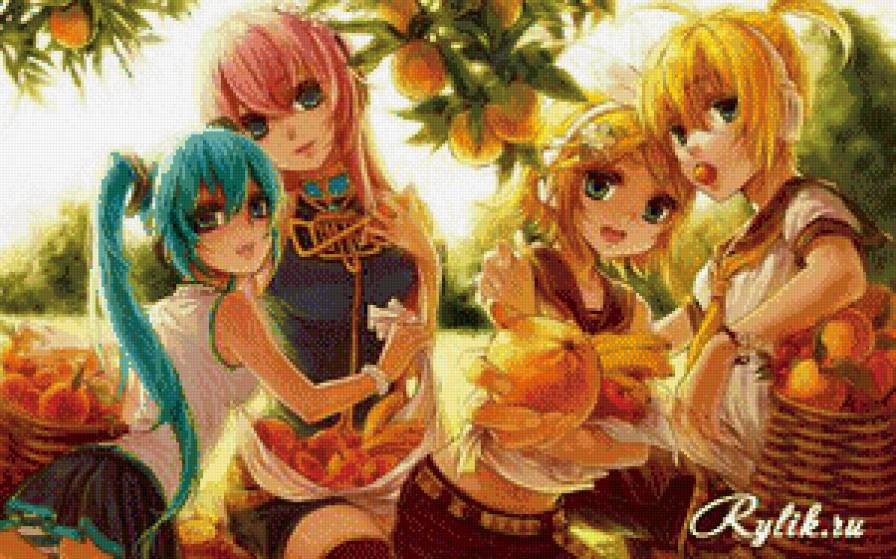 собираем урожай - аниме, девченки - предпросмотр