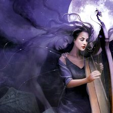 Схема вышивки «муза»