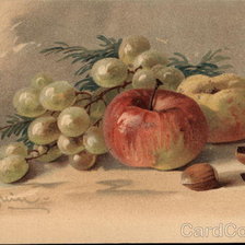 Схема вышивки «Apples and Grapes»