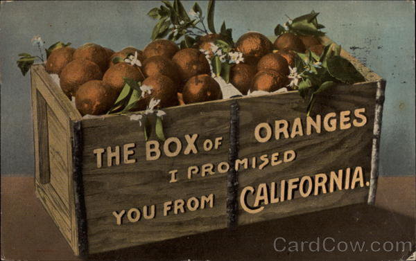 The Box of Oranges I Promised you from California - оригинал