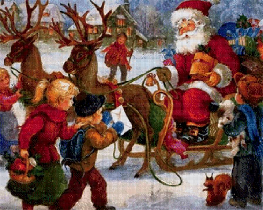 Дед Мороз - новый год, рождество, зима - предпросмотр
