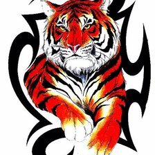 Схема вышивки «Тигр2»