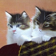 Оригинал схемы вышивки «серия "кошки"» (№461058)