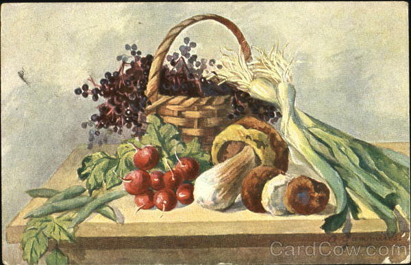 vegetables with basket - оригинал