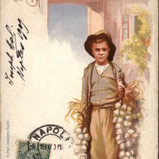 Оригинал схемы вышивки «Man with Bunches of Garlic» (№461233)